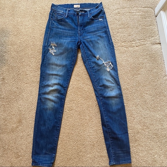 Mother Denim The Double Fray Charmer Jeans - Picture 1 of 5